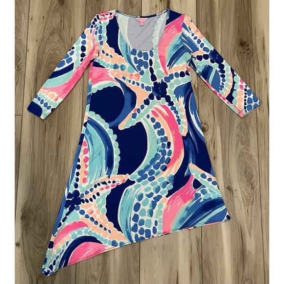 Lilly Pulitzer Dresses & Skirts - Lilly Pulitzer Asymmetrical Dress Style 24163 Women’s Size S